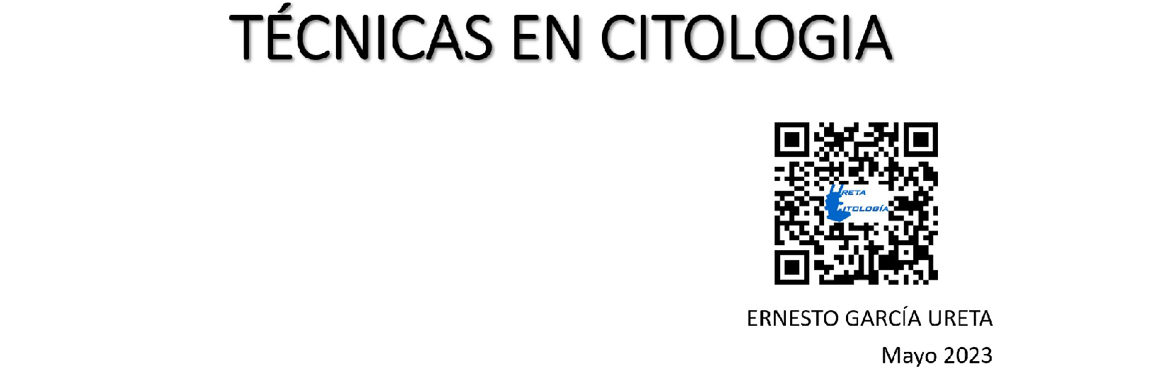 Técnicas en Citología